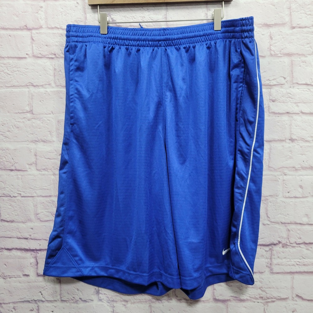 Nike Blue Basketball Shorts Mens 3XL Big & Tall Baggy Athletic Sportswear